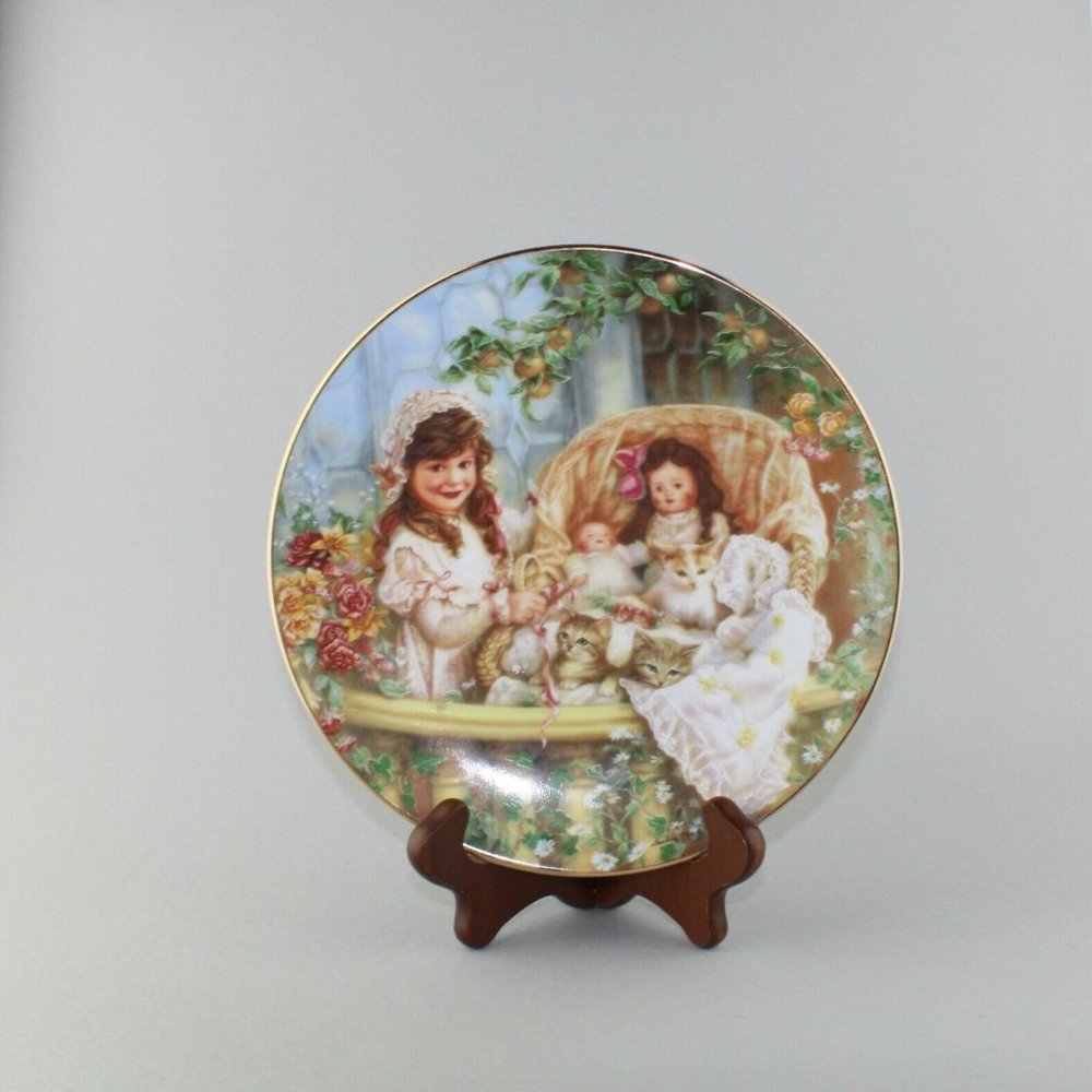 "Cats In The Cradle" Collectors Plate